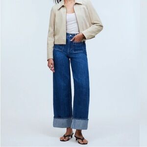 Madewell super wide leg jeans